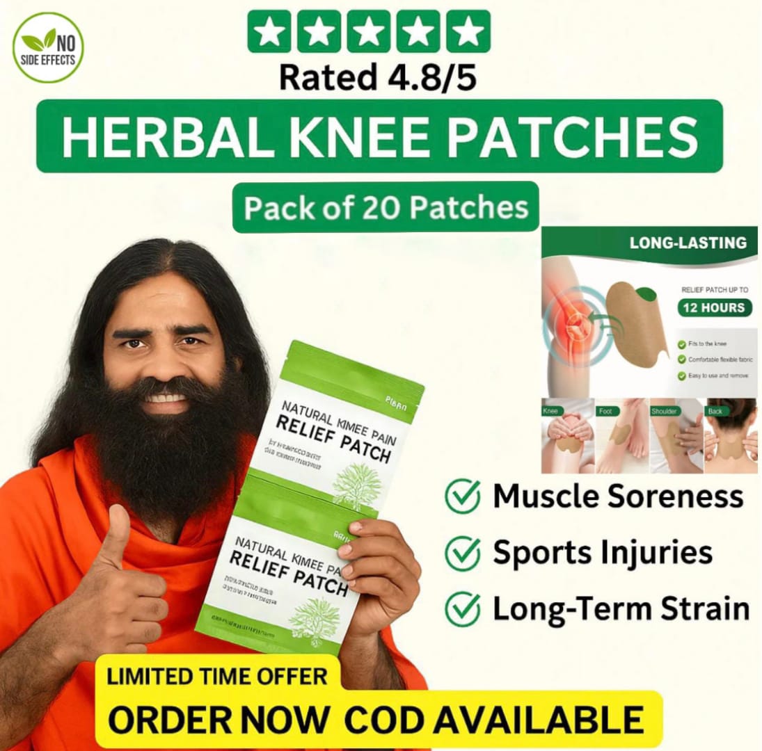 Knee Patches - Pain Relief In Just 8 Hours